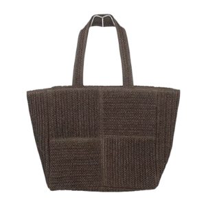 Bolso Simil Rafia Ca. K4392-16 Chocolate