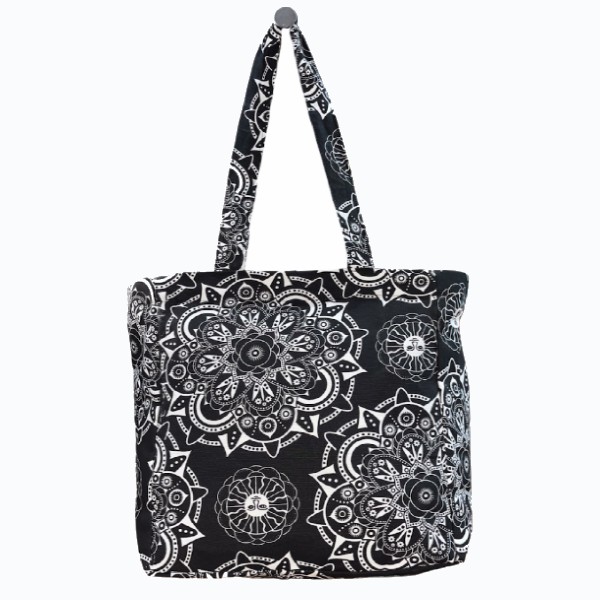 Bolso Mandala Negro Fa. 25