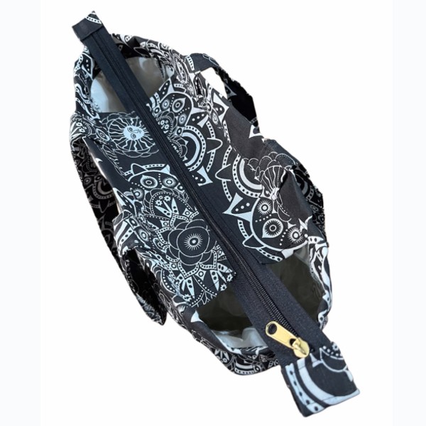 Bolso Mandala Negro Fa. 25 - Imagen 3