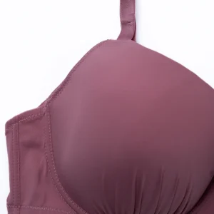 Brasier Curvy Liso Rosa Soft Touch Realce Natural Versátil