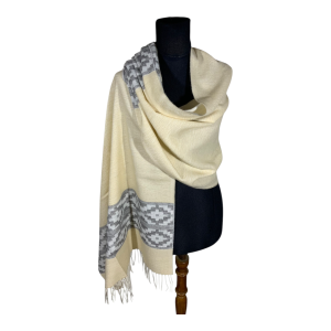 Bufandon Guarda Pampa XXL FA. 25-Crema/Gris