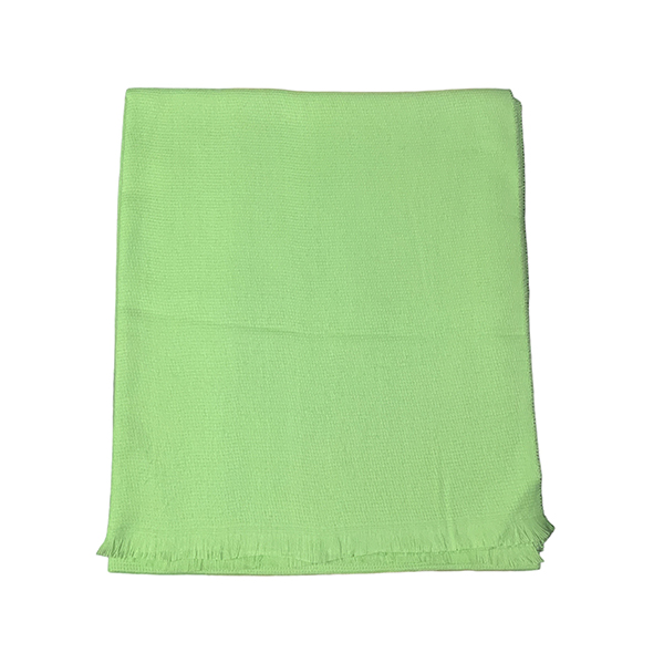 Bufandón XXL Plus Liso. FA. Verde 1. Manzana. - Imagen 3