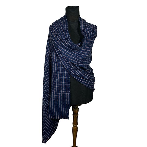 Bufandon XXL Plus FA. 24-Cuadrille-Azul - Imagen 2