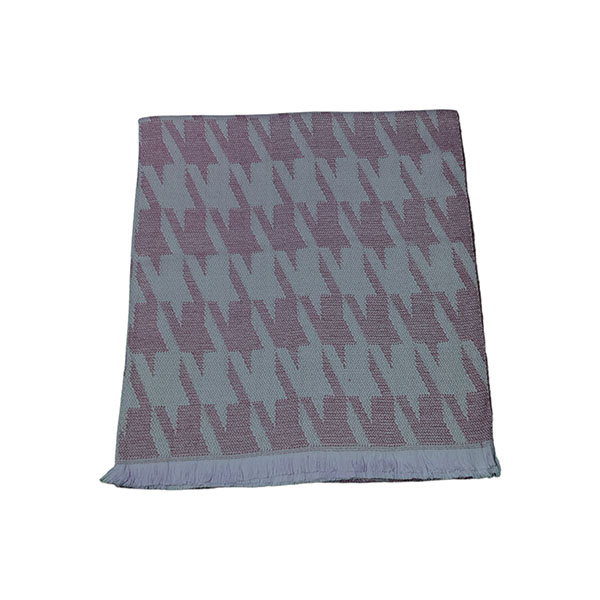 Bufandon XXL Plus FA. 24-Pied de Poule. Lila - Imagen 3