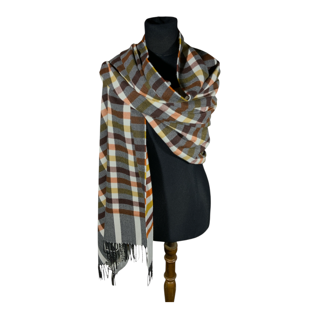 Bufandon XXL FA. 25-Lineas-Gris - Imagen 2