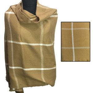 Bufandon XXL Plus FA. Line. White. Camel
