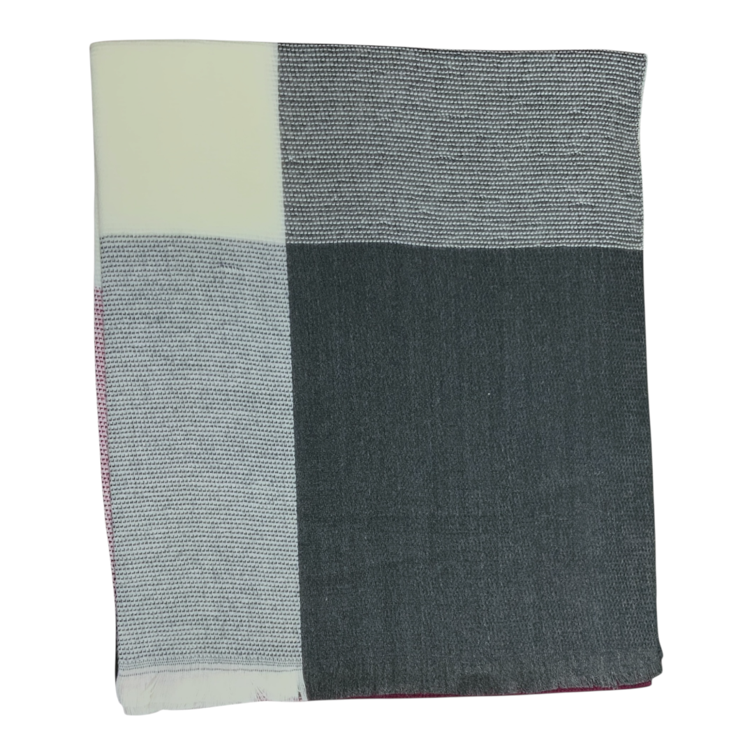 Bufandon XXL Plus FA. 25-Cuadros-Bordo - Imagen 4