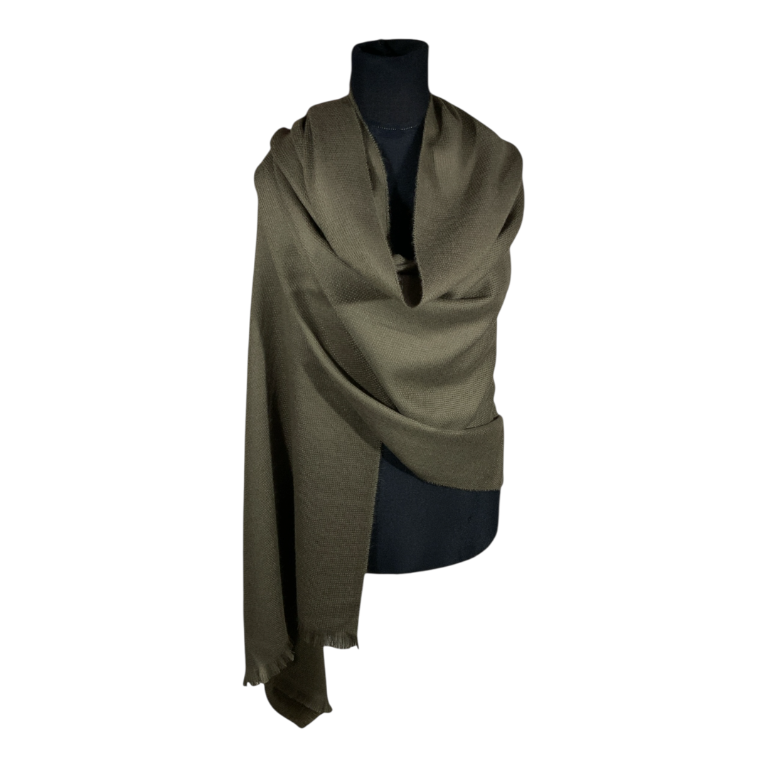 Bufandon XXL Plus FA. 25-Liso-Sepia Oscuro - Imagen 2