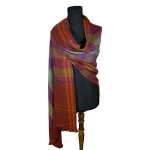 Bufandon XXL plus FA. 24-doble-esco. Ladrillo