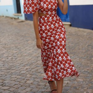 Vestido asimetrico con manga original