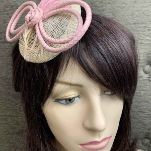 Tocado para el Cabello Rosa Palo