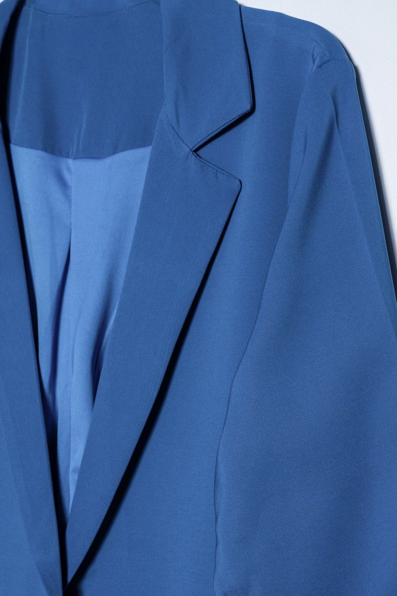 Blazer Curvy Elegante Oficina Forro Stretch Fit Relajado - Imagen 4