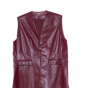Chaleco Curvy Vinipiel Statement Edge Layering Versátil