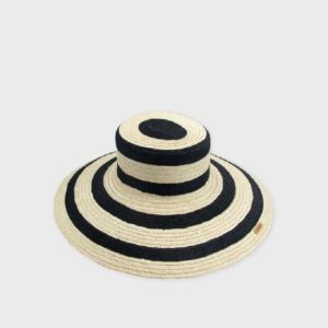 Sombrero cuchi Londa cebra blanco y negro