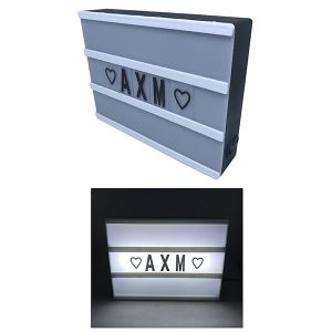 Cartel Luminico CH. AGU-6724