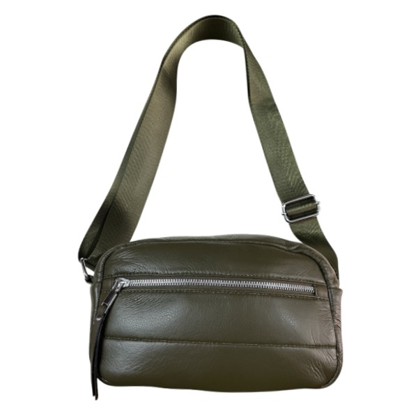 Cartera Estilo Puffer K3902-49 – Verde Musgo - Imagen 2