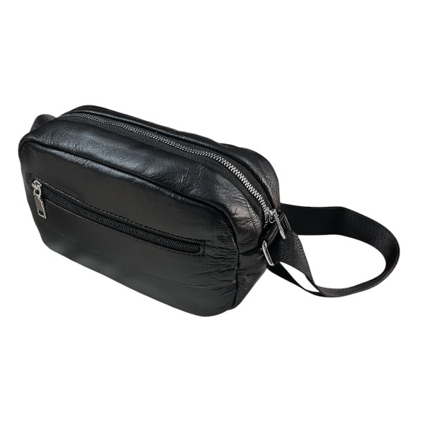 Cartera Estilo Puffer K3902-12 – Negro - Imagen 3