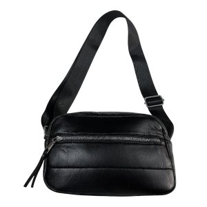 Cartera Estilo Puffer K3902-12 – Negro