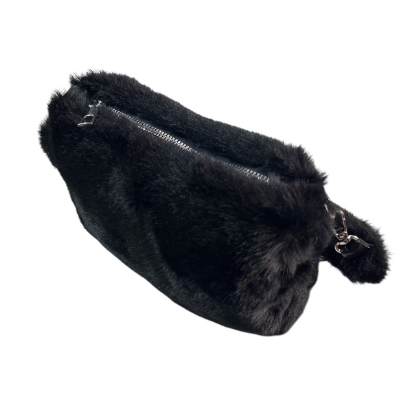 Cartera Peluda K3801-12 Negro - Imagen 3