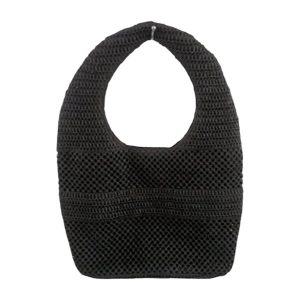 Cartera Simil Rafia Ca. K4380-12 Negro