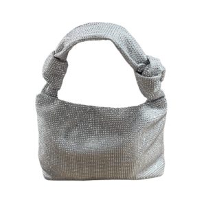 Cartera con Strass Ff. Plateada