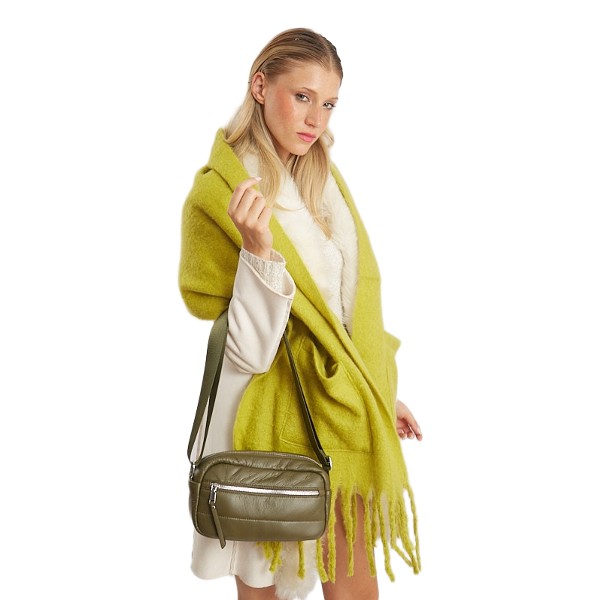 Cartera Estilo Puffer K3902-49 – Verde Musgo - Imagen 5