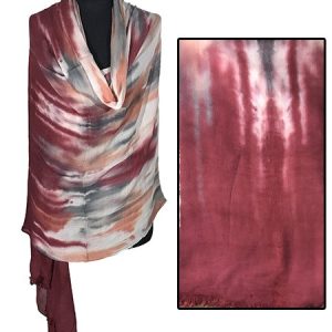CHALINA / PAREO / PAÑUELO CH. EC-3088-BORDO MULTICOLOR