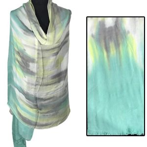CHALINA / PAREO / PAÑUELO CH. EC-3088-VERDE MULTICOLOR