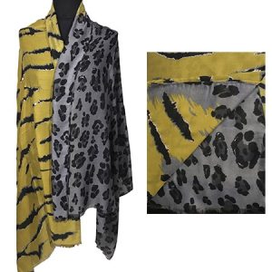 CHALINA CH. EC-3312-MOSTAZA PRINT