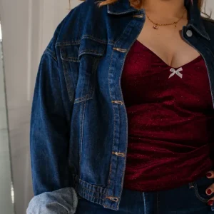 Blusa Tirantes Curvy Brillo Tinta Elegante