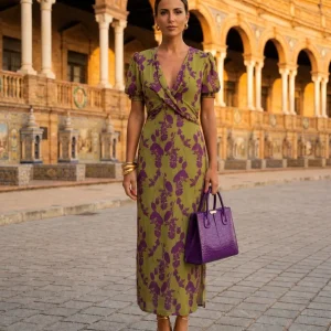 Vestido Maxi Floral con Caída Fluida