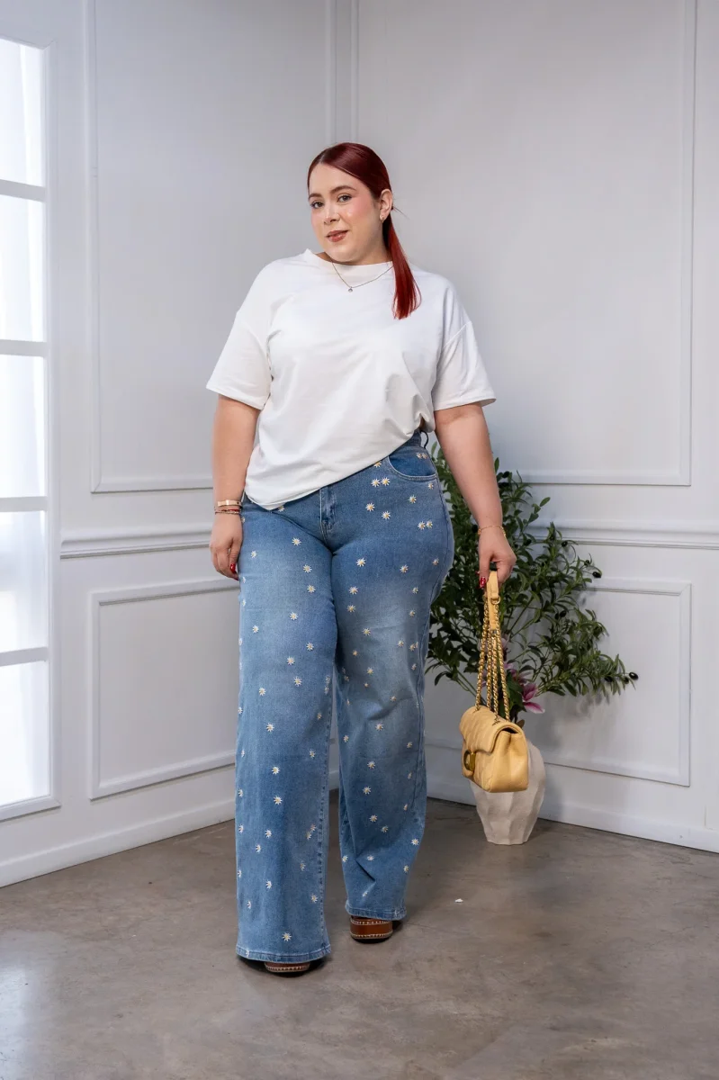 Playera Curvy Oversize Algodón Stretch Comodidad Urbana - Imagen 7