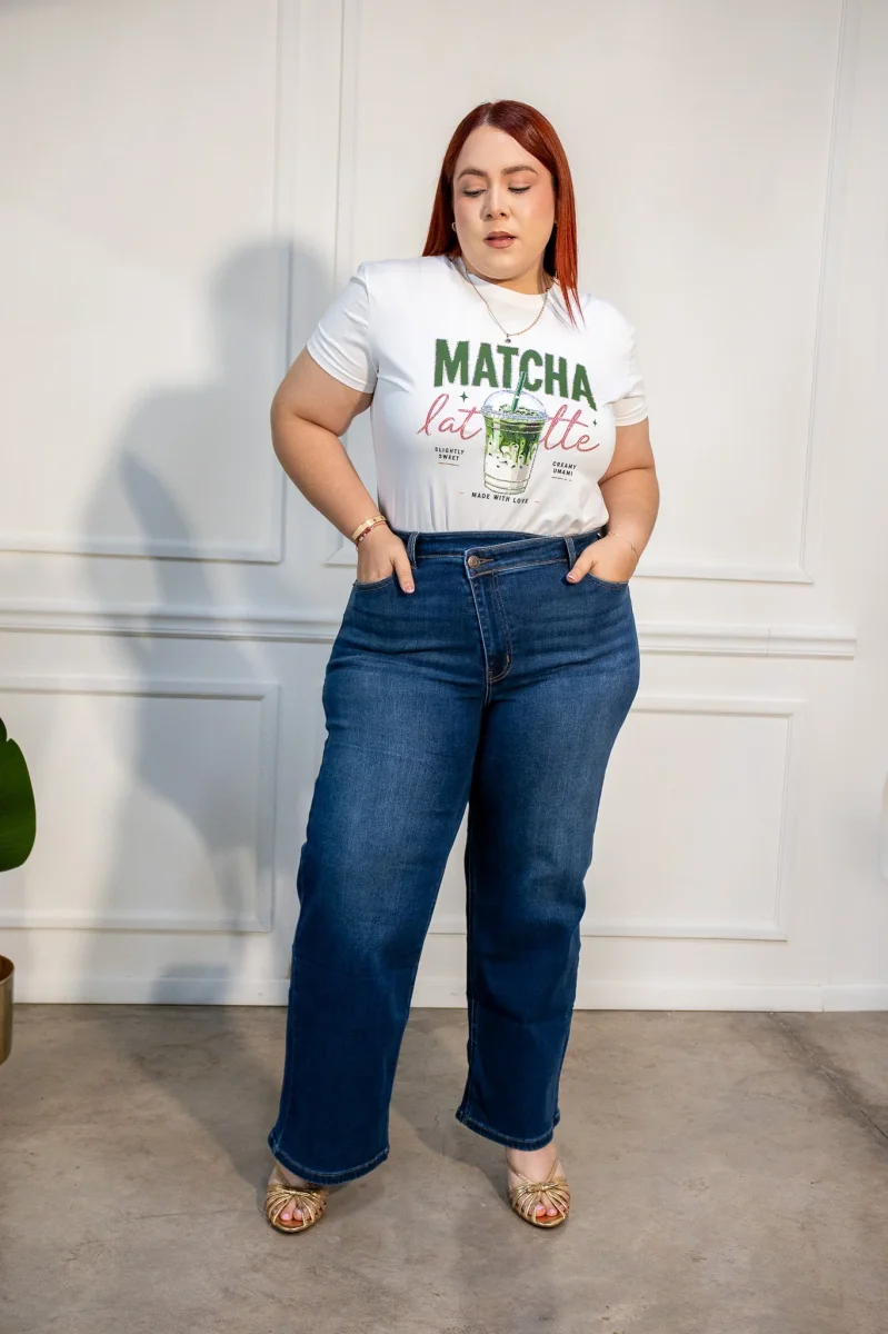Jeans Curvy Recto Crossover Oscuro - Imagen 2