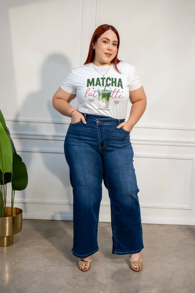 Jeans Curvy Recto Crossover Oscuro - Imagen 5