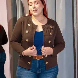 Blusa Curvy Tirantes Satín Azul o Café Brillo Sutil Versátil