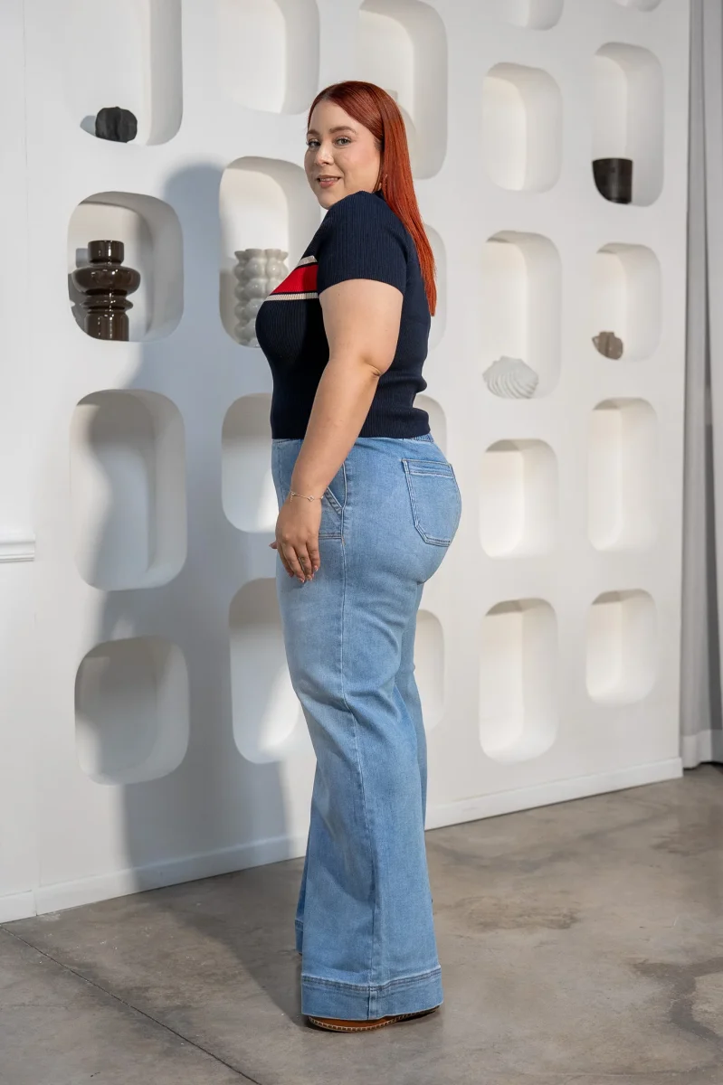 Jeans High Rise Curvy Claro - Imagen 6