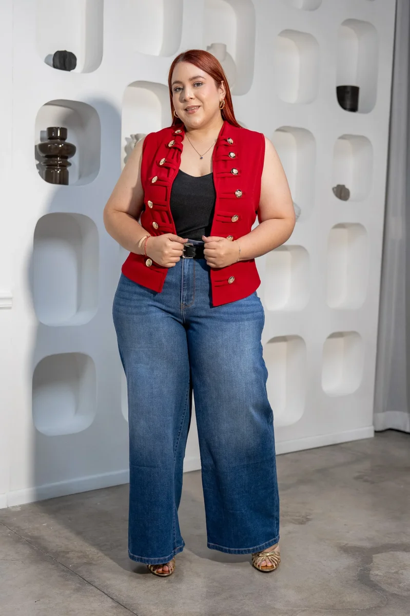 Blusa Curvy Tirantes Satín Brillo Sutil Clásica Femenina - Imagen 6