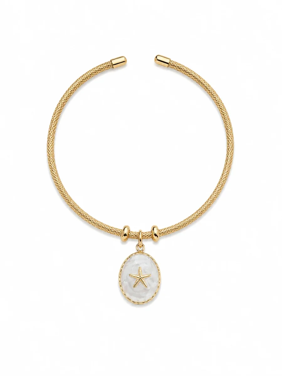 PULSERA NYLON DORADA - Imagen 3