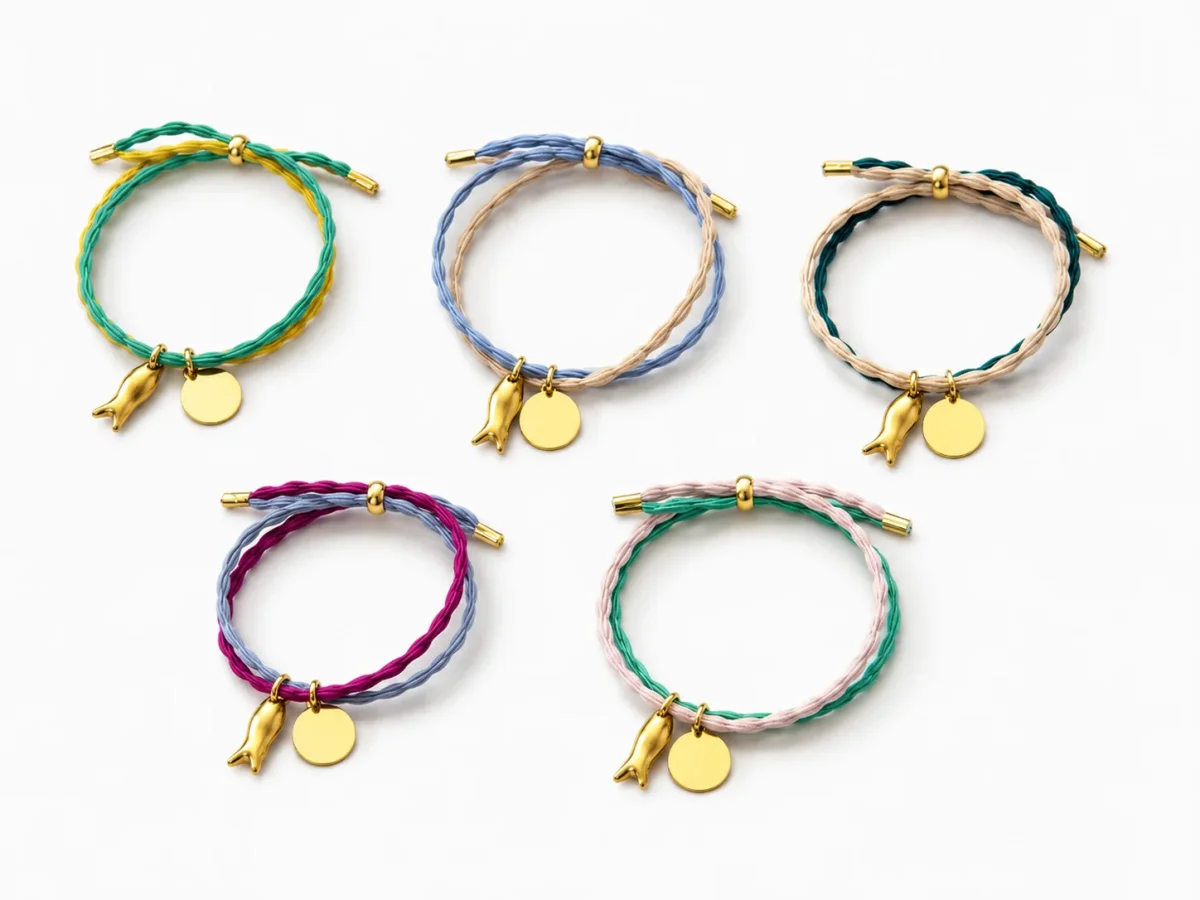 PULSERA DOBLE PEZ (personalizable) - Imagen 3
