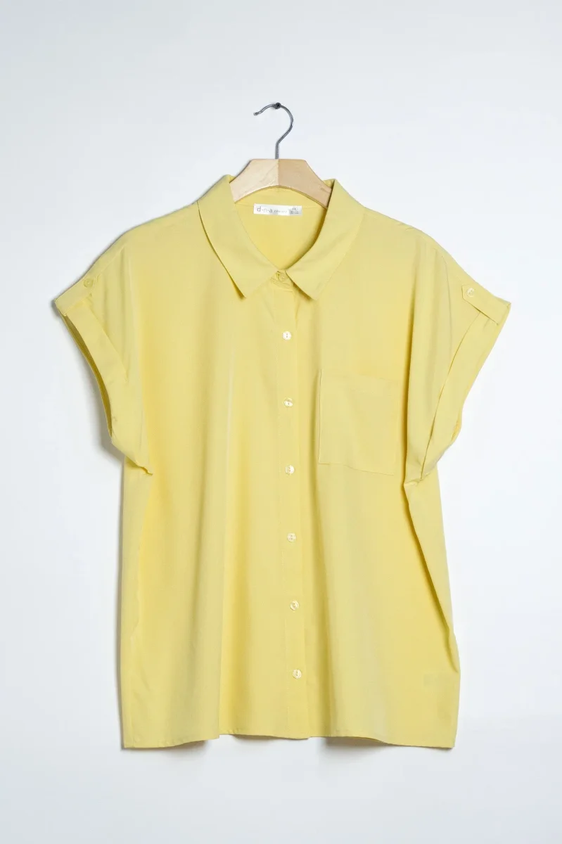 Camisa Curvy Lisa Bolsa Amarilla Pastel - Imagen 7
