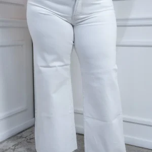 Jeans Curvy Acampanados Stretch Cintura Alta Versátil Diario