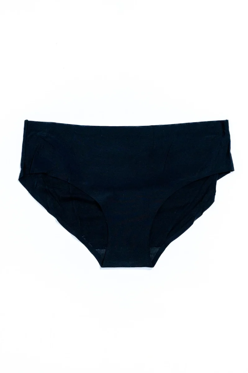 Panti Curvy Liso Negro Algodón Stretch Cómodo Tallas Extras - Imagen 3