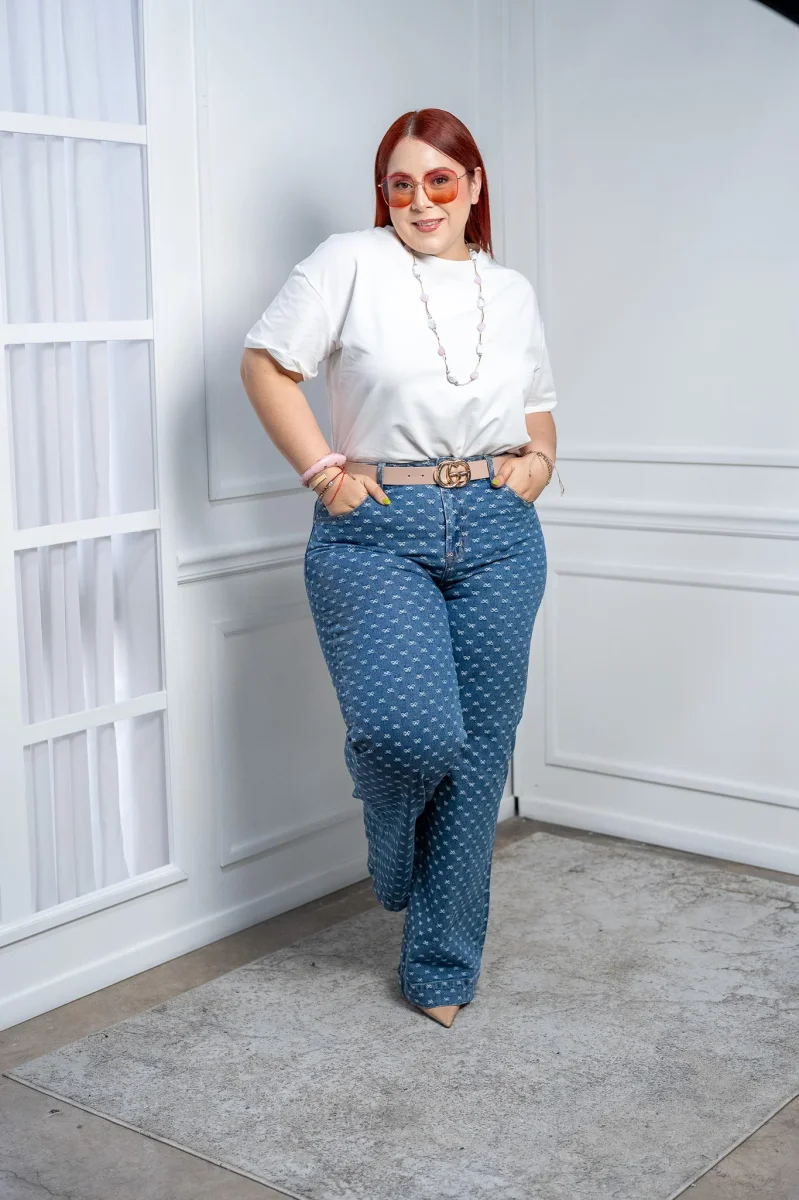 Playera Curvy Oversize Algodón Stretch Comodidad Urbana - Imagen 6