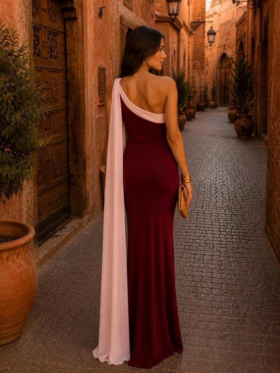 Vestido Vivian en Burdeos - Imagen 4