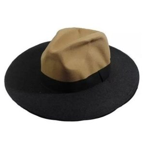 Sombrero De Paño Dos Colores Ch. Ec-050.