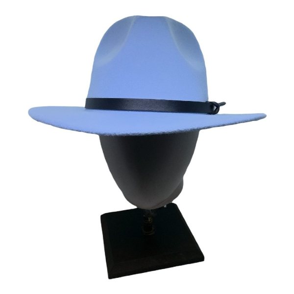 Sombrero. CH-EC-22-2 / 3281. Indiana Jones. Celeste. - Imagen 3