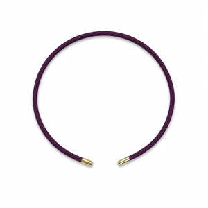 PULSERA NYLON BERENJENA