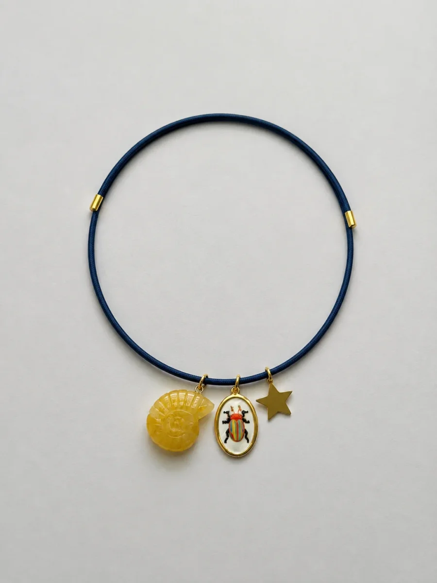 CHARM CARACOLA CITRINA NATURAL - Imagen 4