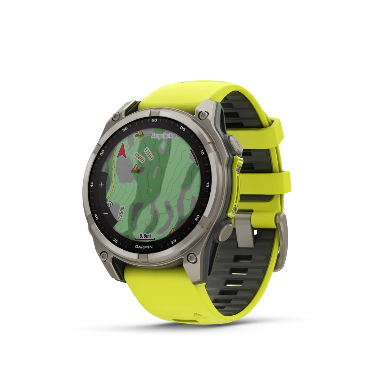 fēnix® 8 – 47 mm, Solar, Sapphire Sapphire, Titanio con correa de silicona amarilla nº ref: 010-02906-21 - Imagen 9