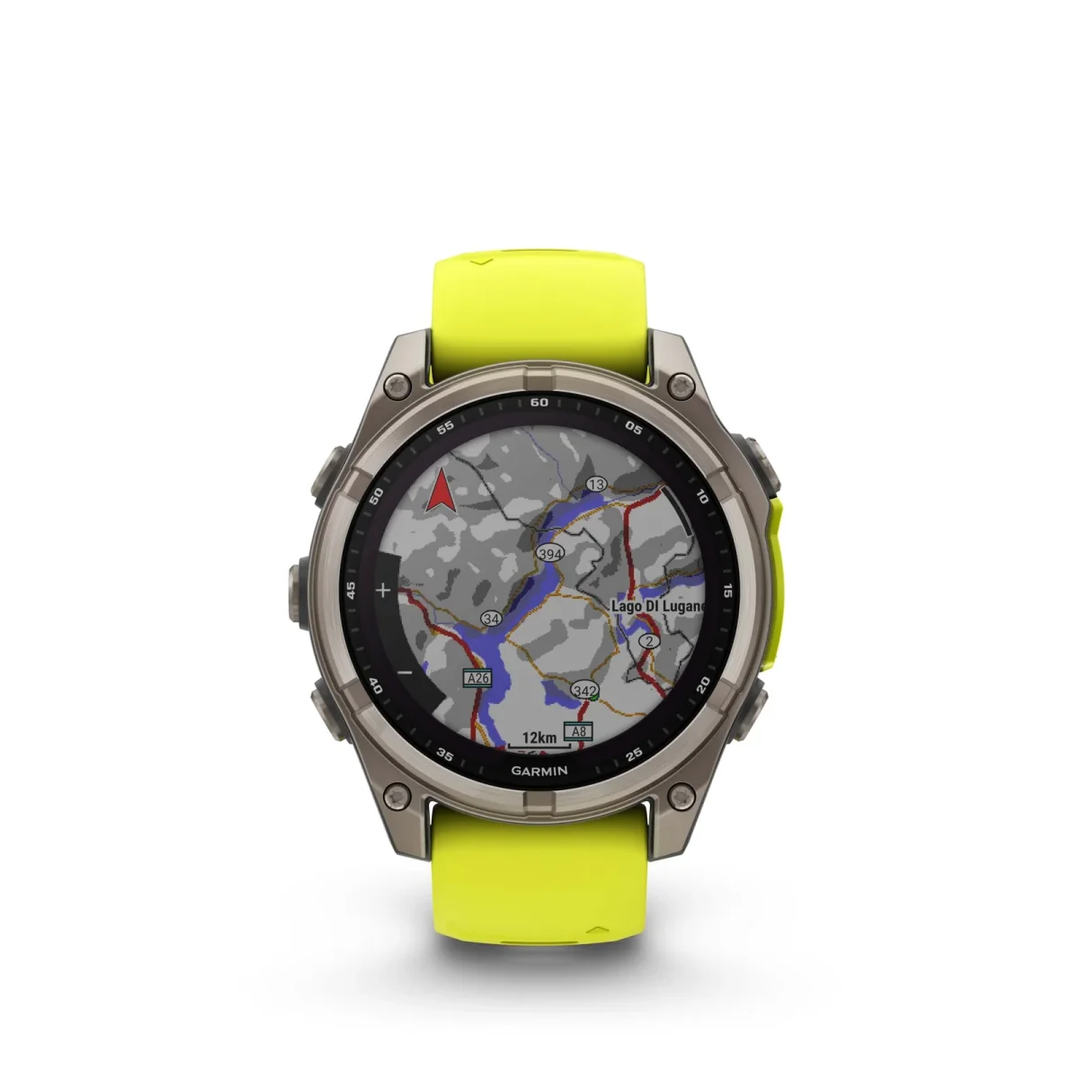fēnix® 8 – 47 mm, Solar, Sapphire Sapphire, Titanio con correa de silicona amarilla nº ref: 010-02906-21 - Imagen 5